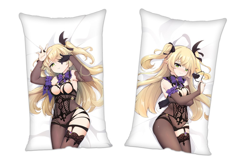 Genshin Impact Fischl Anime 2Way Tricot Air Pillow With a Hole 35x55cm(13.7in x 21.6in)