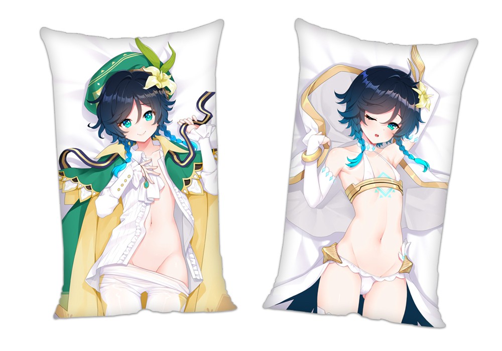 Genshin Impact Wendy Anime 2Way Tricot Air Pillow With a Hole 35x55cm(13.7in x 21.6in)