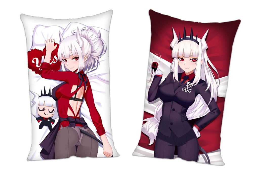 Helltaker Lucifer Anime 2Way Tricot Air Pillow With a Hole 35x55cm(13.7in x 21.6in)