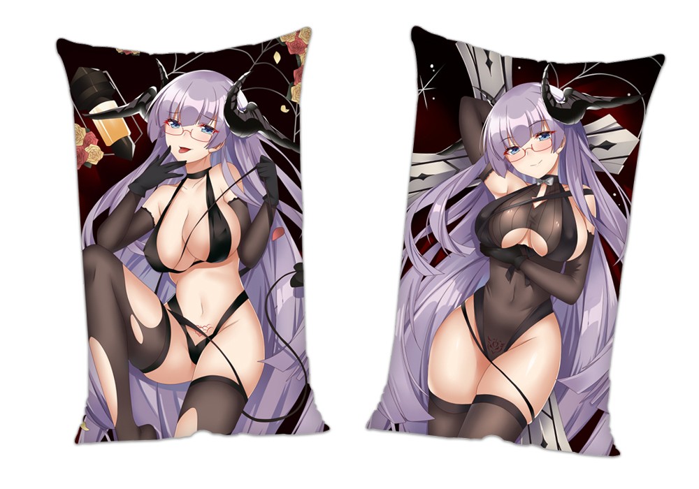 Azur Lane Gneisenau Anime 2Way Tricot Air Pillow With a Hole 35x55cm(13.7in x 21.6in)