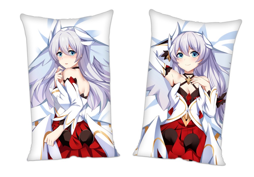 Honkai Impact 3rd Kiana Kaslana Anime 2Way Tricot Air Pillow With a Hole 35x55cm(13.7in x 21.6in)