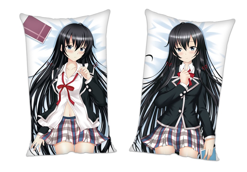 My Youth Romantic Comedy Is Wrong As I Expected Yukinoshita Yukino Anime 2Way Tricot Air Pillow With a Hole 35x55cm(13.7in x 21.6in)