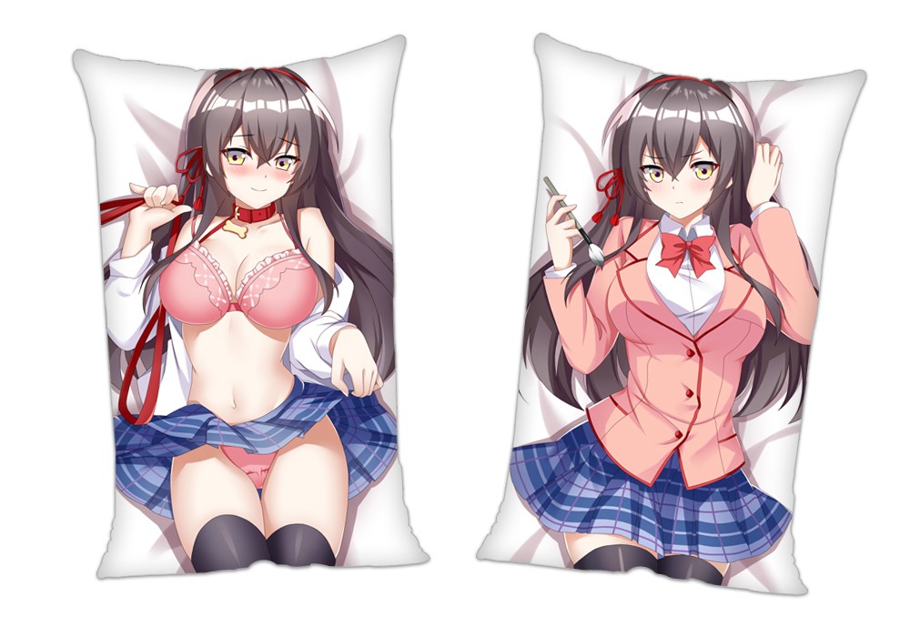 Kawaikereba Hentai demo Suki ni Natte Kuremasuka Anime 2Way Tricot Air Pillow With a Hole 35x55cm(13.7in x 21.6in)