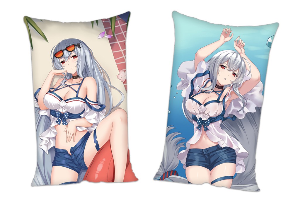 Azur Lane Anime 2Way Tricot Air Pillow With a Hole 35x55cm(13.7in x 21.6in)