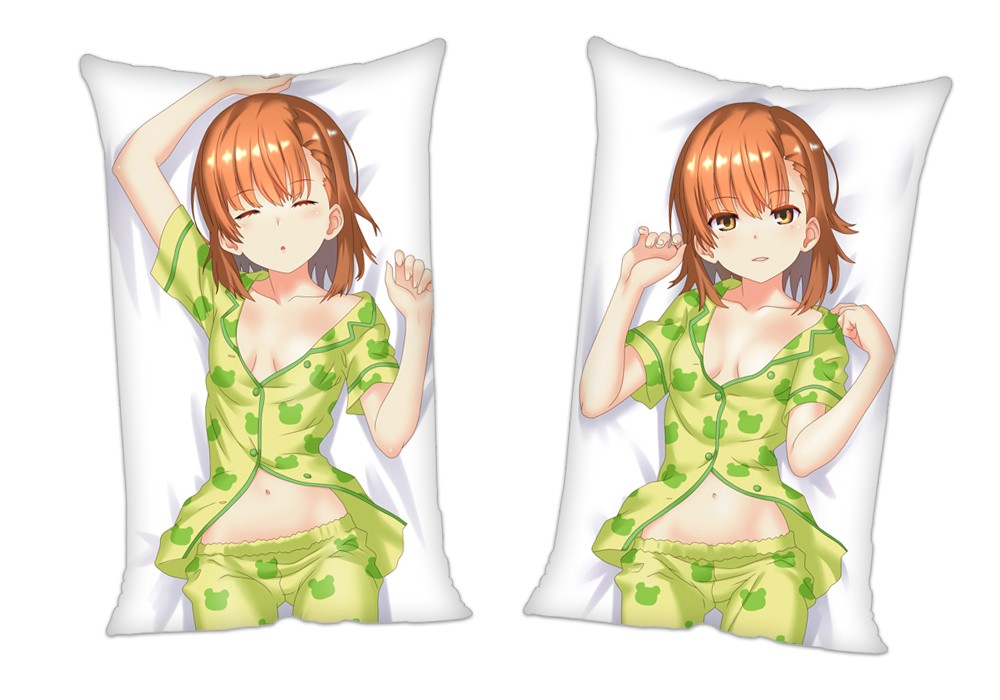 A Certain Scientific Railgun Mikoto Misaka Anime 2Way Tricot Air Pillow With a Hole 35x55cm(13.7in x 21.6in)