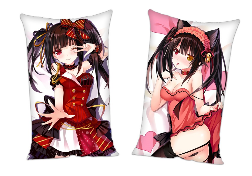 Date A Live Tokisaki Kurumi Nightmare Anime 2Way Tricot Air Pillow With a Hole 35x55cm(13.7in x 21.6in)