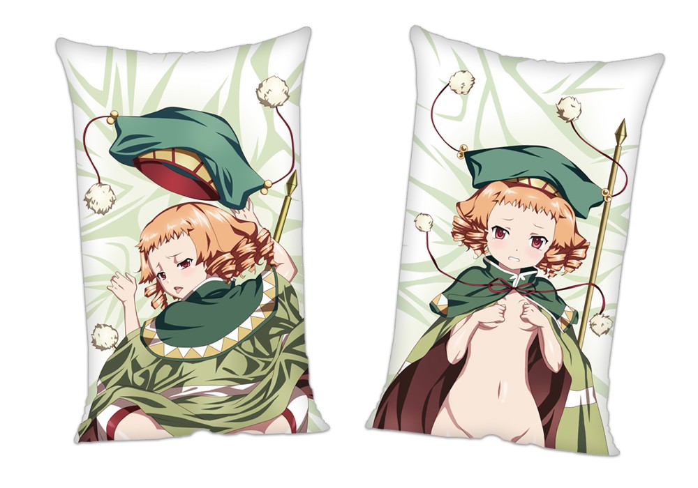 Kuroinu Kedakaki Seijo wa Hakudaku ni Somaru Luu Luu Anime 2 Way Tricot Air Pillow With a Hole 35x55cm(13.7in x 21.6in)