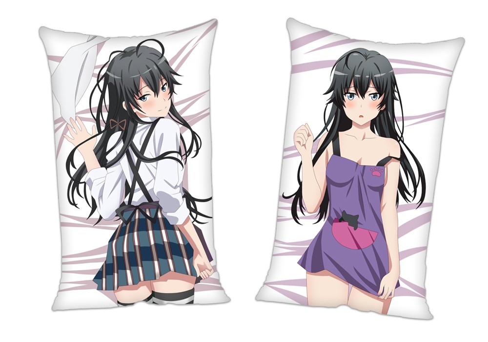 My Youth Romantic Comedy Is Wrong As I Expected Yukinoshita Yukino Anime 2Way Tricot Air Pillow With a Hole 35x55cm(13.7in x 21.6in)