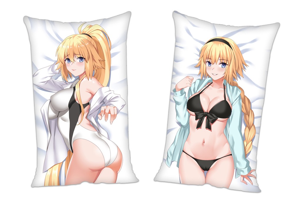 FateGrand Order FGO Jeanne d Arc Anime 2Way Tricot Air Pillow With a Hole 35x55cm(13.7in x 21.6in)