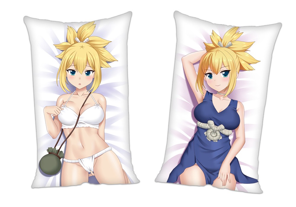 Dr. Stone Kohaku Anime 2Way Tricot Air Pillow With a Hole 35x55cm(13.7in x 21.6in)