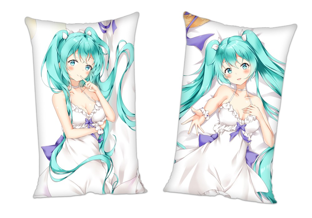 Hatsune Miku Anime 2Way Tricot Air Pillow With a Hole 35x55cm(13.7in x 21.6in)