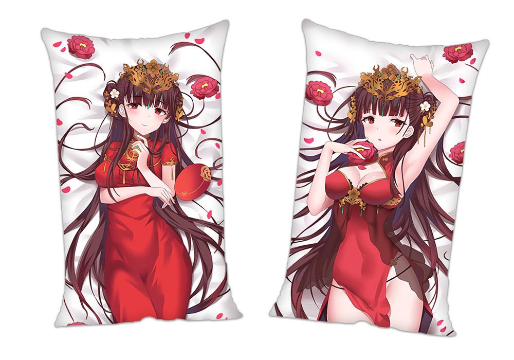 Azur Lane Yat Sen Anime 2Way Tricot Air Pillow With a Hole 35x55cm(13.7in x 21.6in)