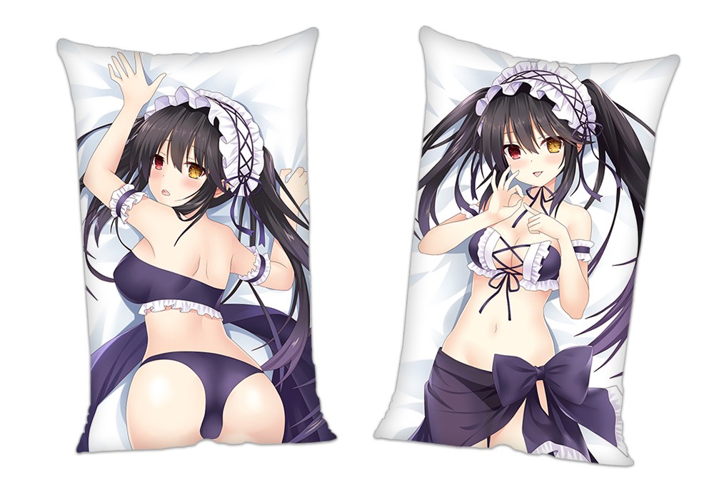 Date A Live Nightmare Tokisaki Kurumi Anime 2Way Tricot Air Pillow With a Hole 35x55cm(13.7in x 21.6in)