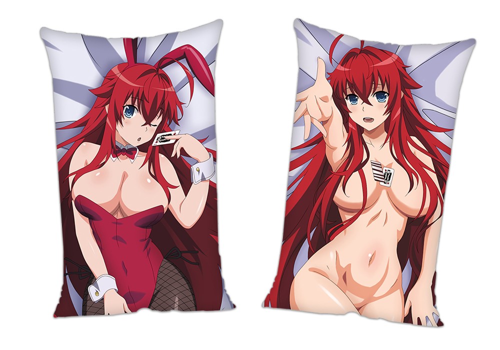 High School DxD Rias Gremory Akeno Himejima Anime 2Way Tricot Air Pillow With a Hole 35x55cm(13.7in x 21.6in)