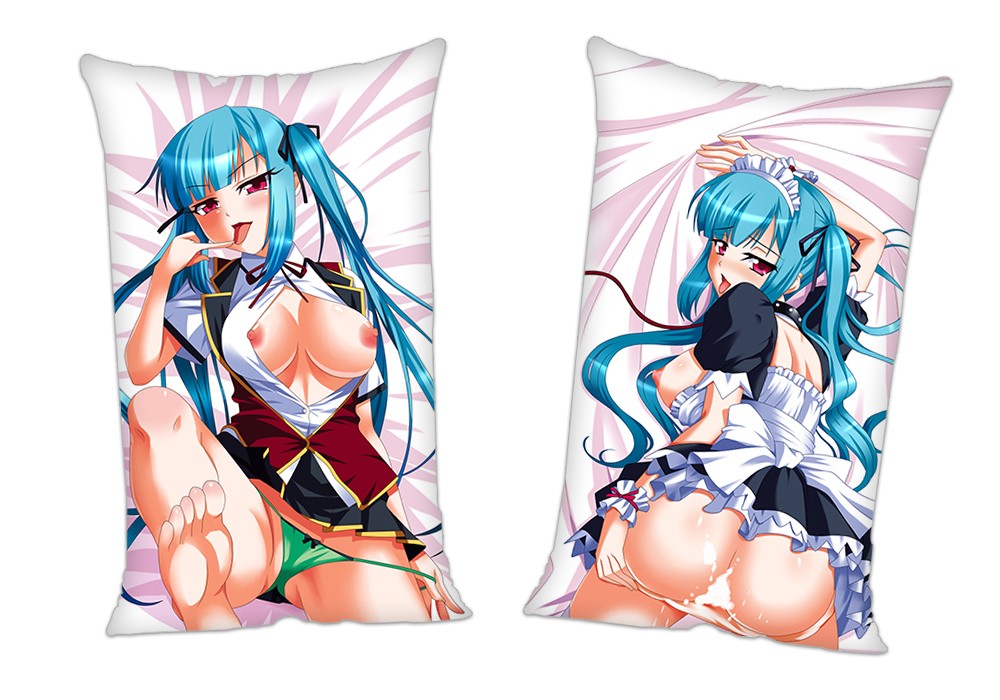 Mesu Kyoushi 4 Injuu no Rasen Takamine Saya Anime 2 Way Tricot Air Pillow With a Hole 35x55cm(13.7in x 21.6in)