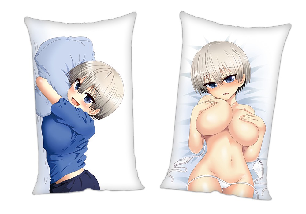 Uzaki wants to play Anime 2 Way Tricot Air Pillow With a Hole 35x55cm(13.7in x 21.6in)