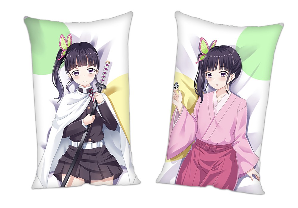 Demon Slayer Kimetsu no Yaiba Tsuyuri Kanao Anime 2Way Tricot Air Pillow With a Hole 35x55cm(13.7in x 21.6in)