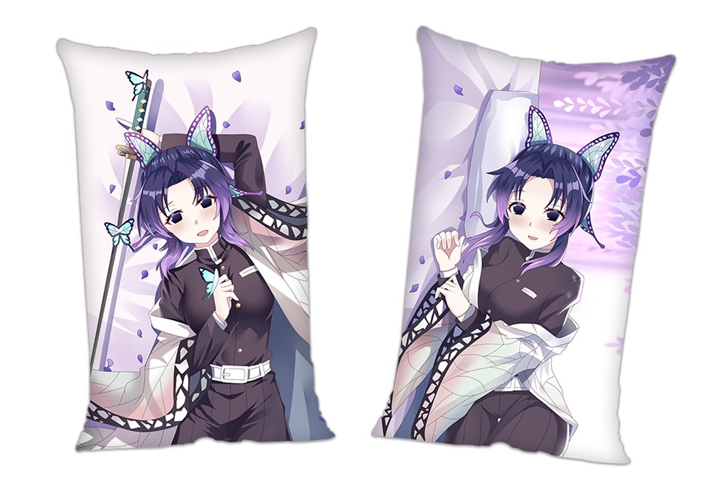 Demon Slayer Kimetsu no Yaiba Kochou Kanae Anime 2Way Tricot Air Pillow With a Hole 35x55cm(13.7in x 21.6in)