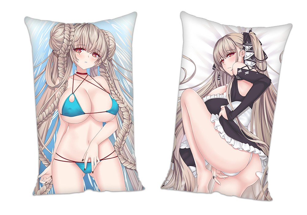 Azur Lane HMS Formidable Anime 2 Way Tricot Air Pillow With a Hole 35x55cm(13.7in x 21.6in)