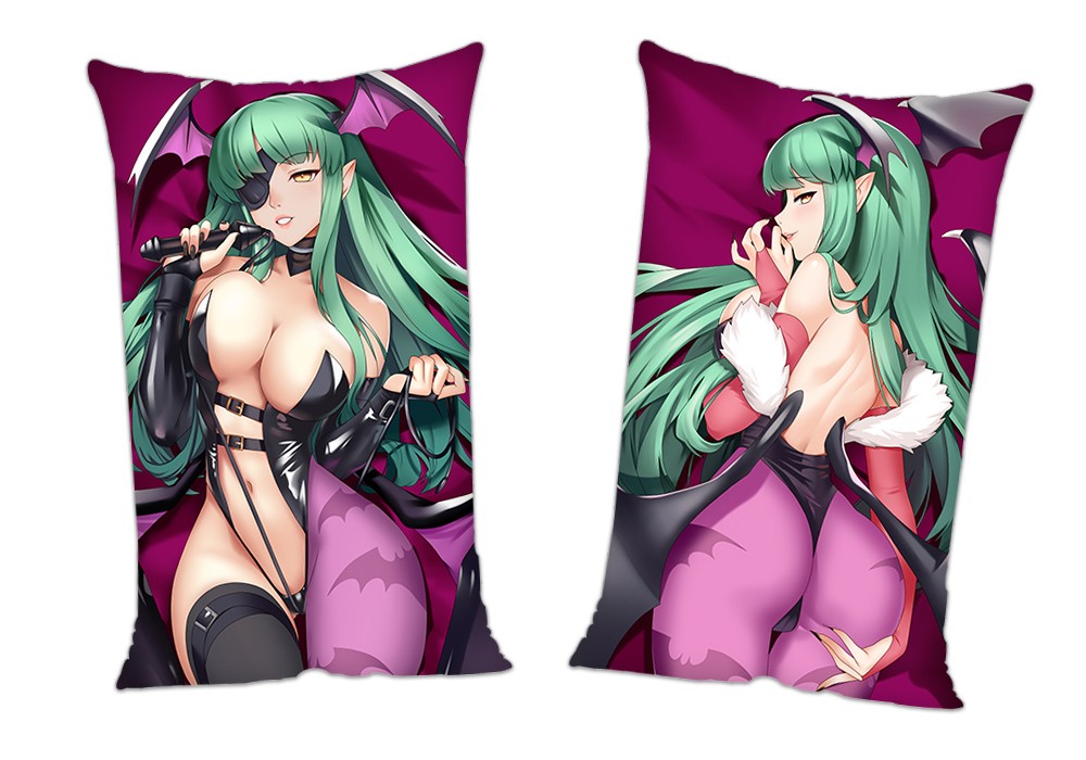 Darkstalkers Morrigan Aensland Anime 2Way Tricot Air Pillow With a Hole 35x55cm(13.7in x 21.6in)