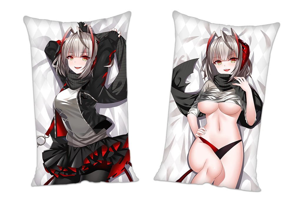 Arknights W Anime 2Way Tricot Air Pillow With a Hole 35x55cm(13.7in x 21.6in)