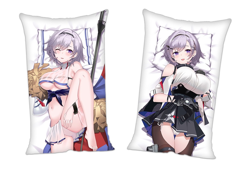 Azur Lane USS Reno Anime 2 Way Tricot Air Pillow With a Hole 35x55cm(13.7in x 21.6in)