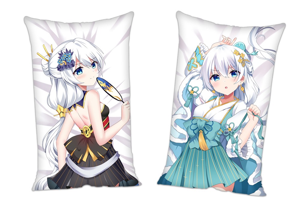 Honkai Impact 3rd Kiana Kaslana Anime 2Way Tricot Air Pillow With a Hole 35x55cm(13.7in x 21.6in)