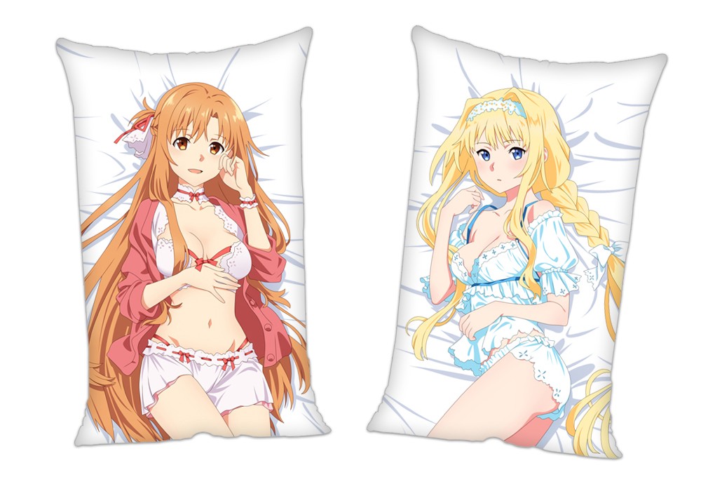 Sword Art Online Yuuki Asuna Anime 2Way Tricot Air Pillow With a Hole 35x55cm(13.7in x 21.6in)