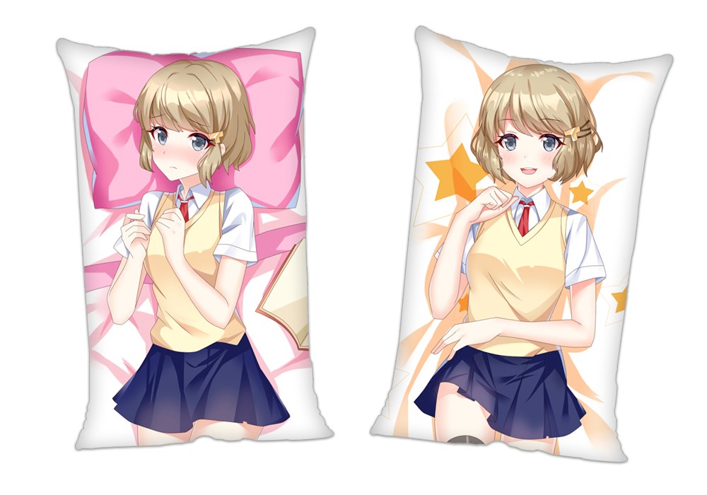 Rascal Does Not Dream of Bunny Girl Senpai Koga Tomoe Anime 2Way Tricot Air Pillow With a Hole 35x55cm(13.7in x 21.6in)