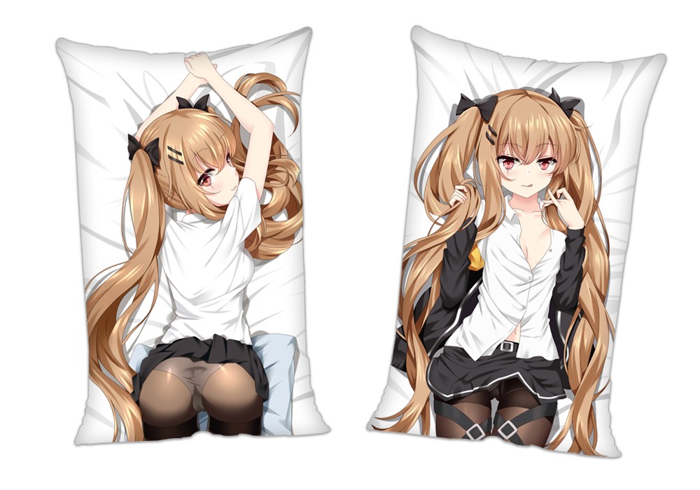 Girls Frontline UMP9 Anime 2 Way Tricot Air Pillow With a Hole 35x55cm(13.7in x 21.6in)
