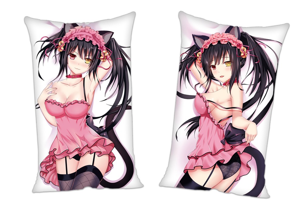 Date A Live Tokisaki Kurumi Anime 2Way Tricot Air Pillow With a Hole 35x55cm(13.7in x 21.6in)