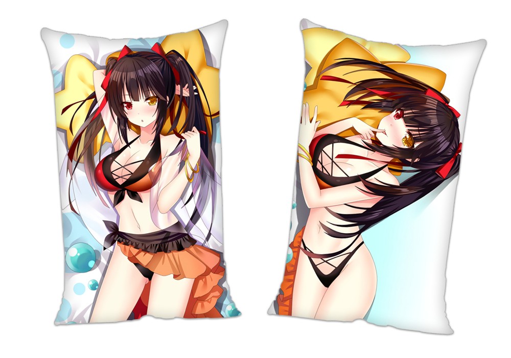 Date A Live Tokisaki Kurumi Anime 2Way Tricot Air Pillow With a Hole 35x55cm(13.7in x 21.6in)