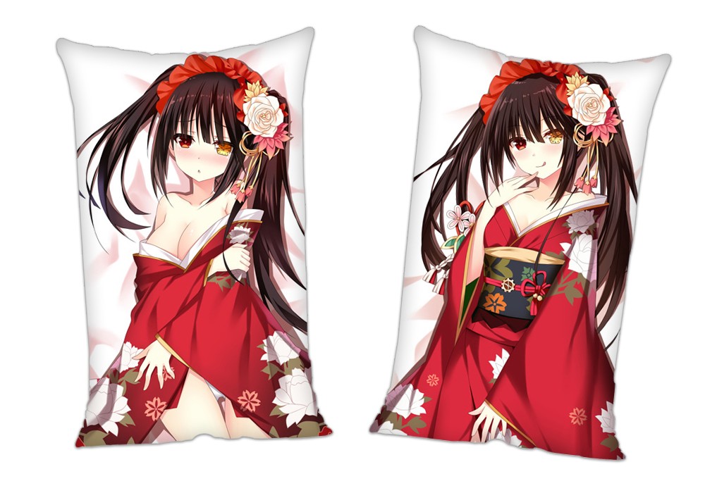 Date A Live Nightmare Tokisaki Kurumi Anime 2Way Tricot Air Pillow With a Hole 35x55cm(13.7in x 21.6in)