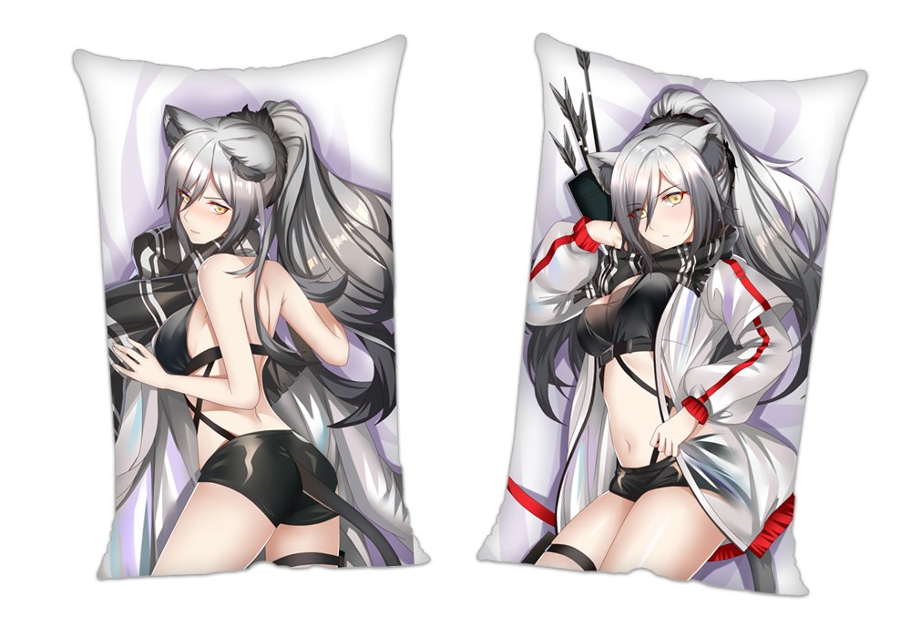 Arknights Schwarz Anime 2Way Tricot Air Pillow With a Hole 35x55cm(13.7in x 21.6in)