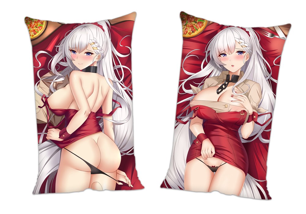 Azur Lane Anime 2 Way Tricot Air Pillow With a Hole 35x55cm(13.7in x 21.6in)