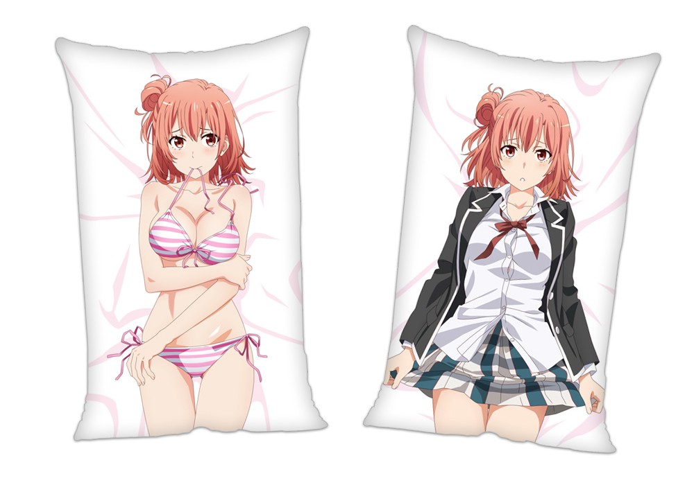 My Youth Romantic Comedy Is Wrong As I Expected Yuigahama Yui Anime 2Way Tricot Air Pillow With a Hole 35x55cm(13.7in x 21.6in)