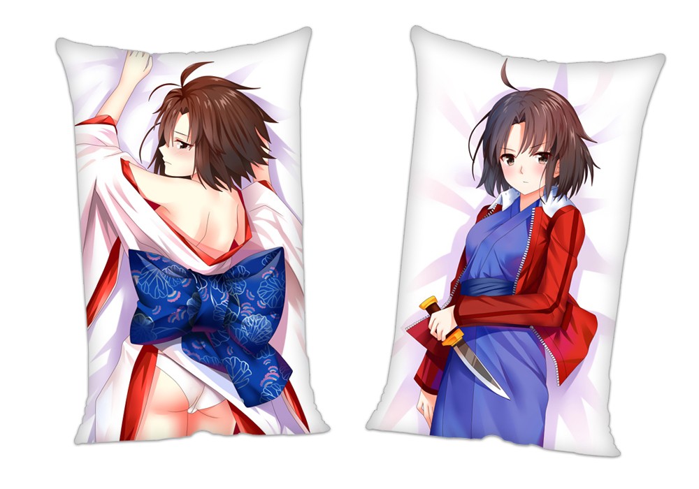 The Garden of Sinners Ryougi Shiki Anime 2Way Tricot Air Pillow With a Hole 35x55cm(13.7in x 21.6in)