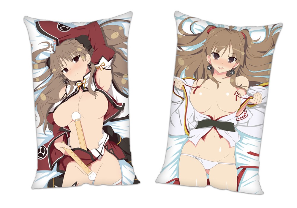 Senran Kagura Anime 2Way Tricot Air Pillow With a Hole 35x55cm(13.7in x 21.6in)