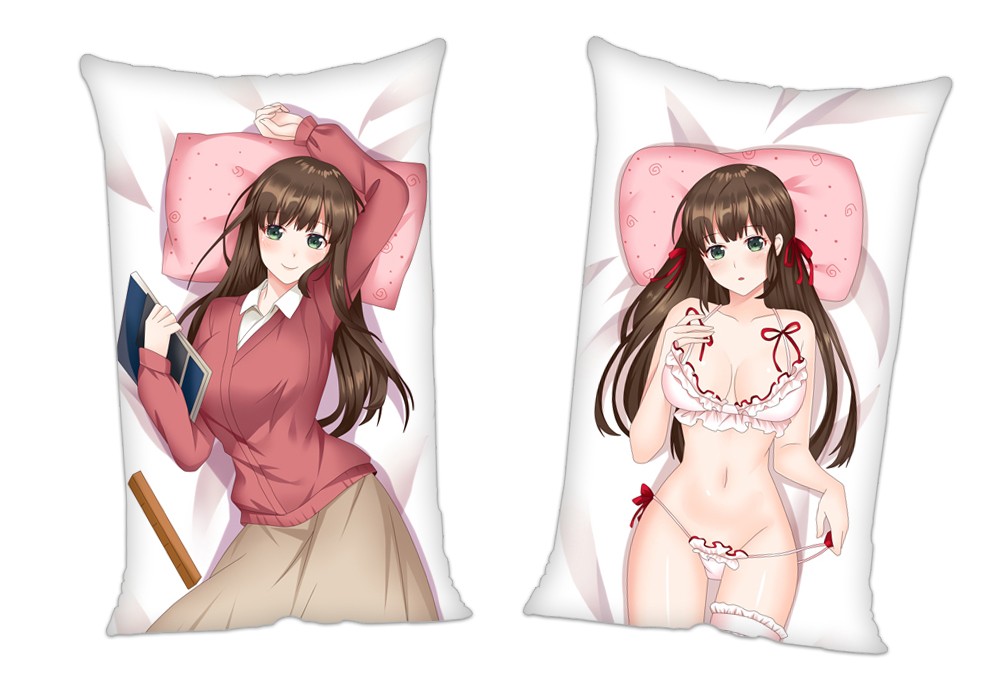 Domestic Girlfriend Tachibana Hina Anime 2Way Tricot Air Pillow With a Hole 35x55cm(13.7in x 21.6in)