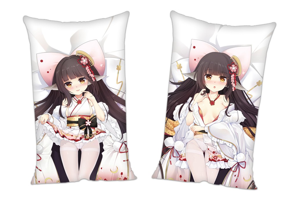 Azur Lane Anime 2Way Tricot Air Pillow With a Hole 35x55cm(13.7in x 21.6in)