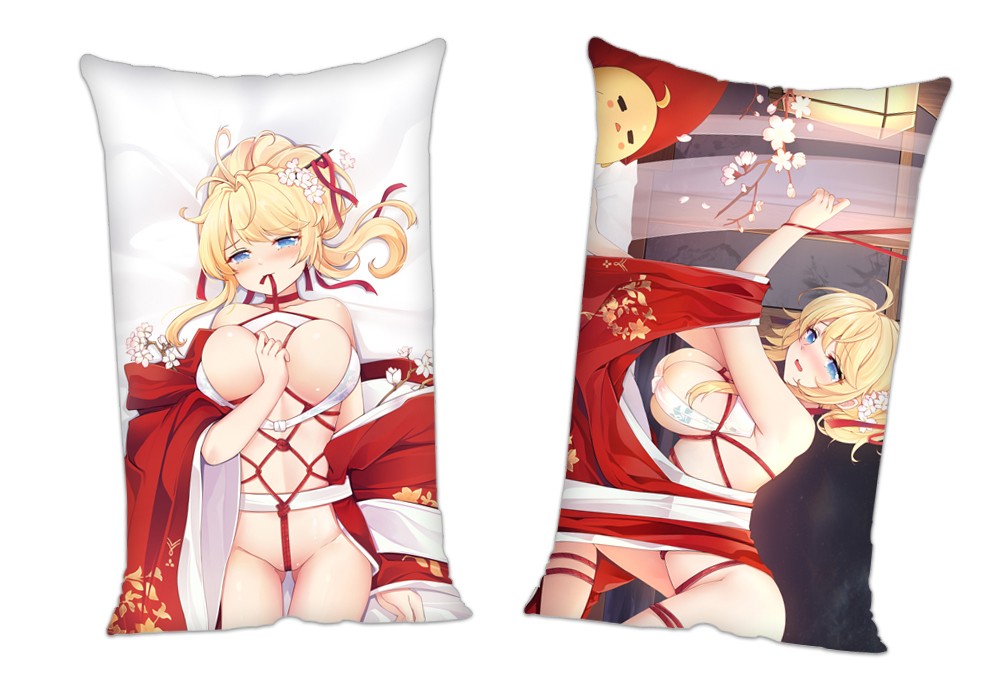 Azur Lane HMS Glorious Anime 2Way Tricot Air Pillow With a Hole 35x55cm(13.7in x 21.6in)