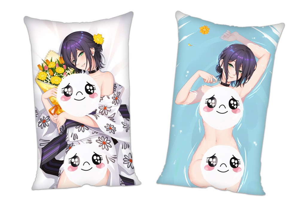 Chainsaw Man Reze Anime 2Way Tricot Air Pillow With a Hole 35x55cm(13.7in x 21.6in)