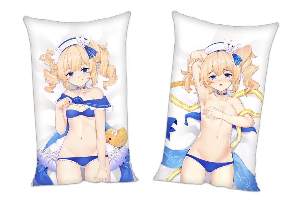 Genshin Impact Barbara Anime 2Way Tricot Air Pillow With a Hole 35x55cm(13.7in x 21.6in)