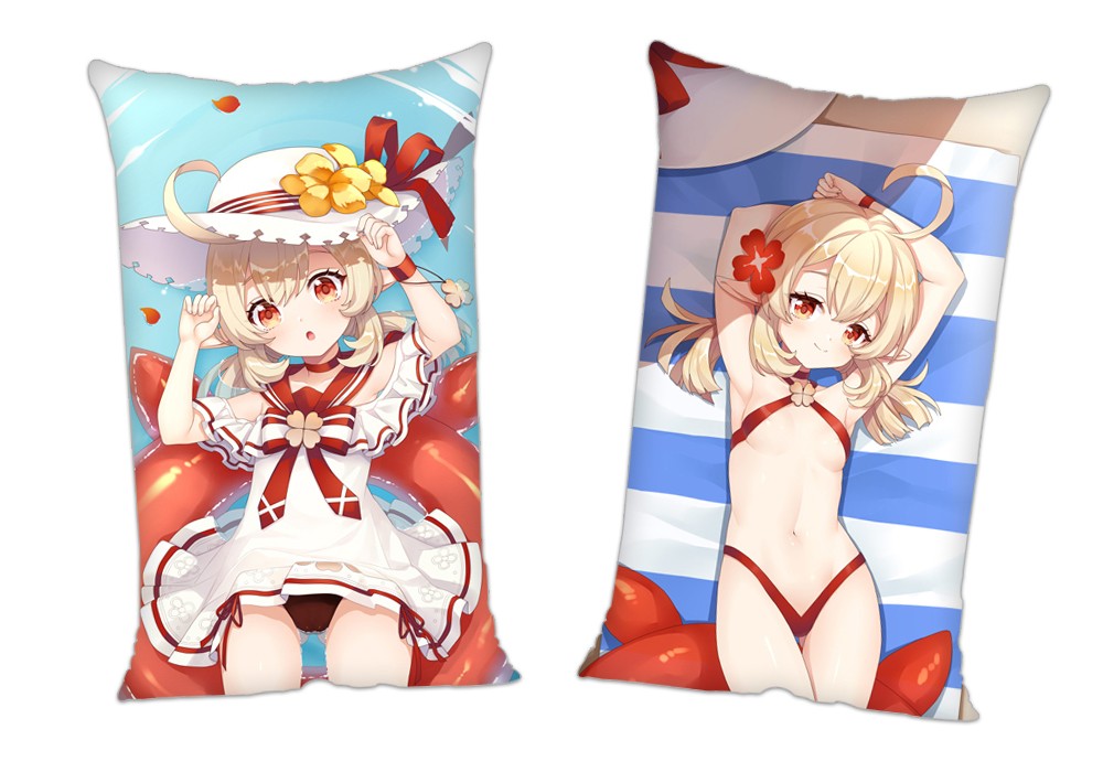 Genshin Impact Klee Anime 2Way Tricot Air Pillow With a Hole 35x55cm(13.7in x 21.6in)