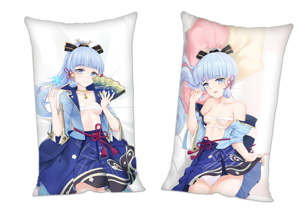 Genshin Impact Kamisato Ayaka Anime 2Way Tricot Air Pillow With a Hole 35x55cm(13.7in x 21.6in)