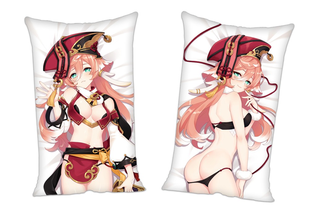 Genshin Impact Yanfei Anime 2Way Tricot Air Pillow With a Hole 35x55cm(13.7in x 21.6in)
