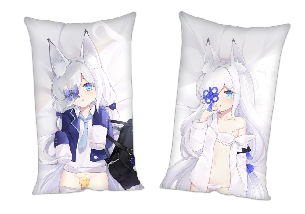 Azur Lane Kasumi Anime 2Way Tricot Air Pillow With a Hole 35x55cm(13.7in x 21.6in)
