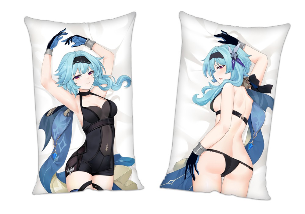 Genshin Impact Eula Anime 2Way Tricot Air Pillow With a Hole 35x55cm(13.7in x 21.6in)