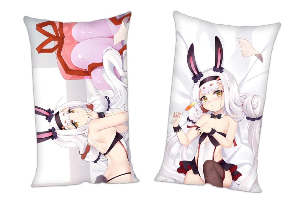 Azur Lane IJN Shimakaze Anime 2Way Tricot Air Pillow With a Hole 35x55cm(13.7in x 21.6in)