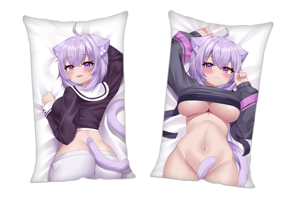 Virtual Youtuber Nekomata Okayu Anime 2Way Tricot Air Pillow With a Hole 35x55cm(13.7in x 21.6in)